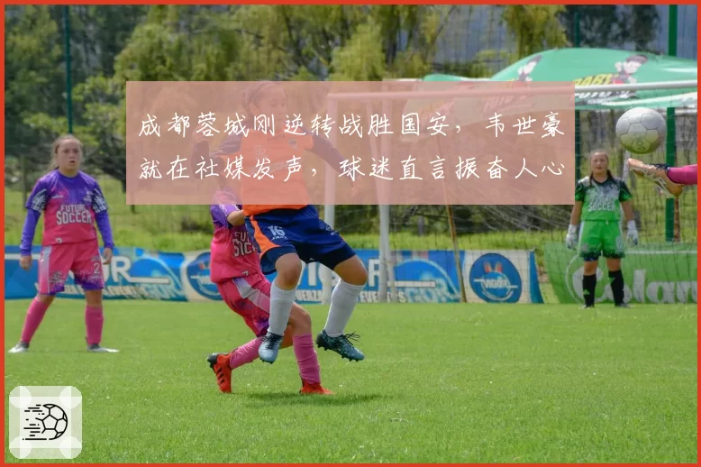 成都蓉城刚逆转战胜国安,韦世豪就在社媒发声,球迷直言振奋人心